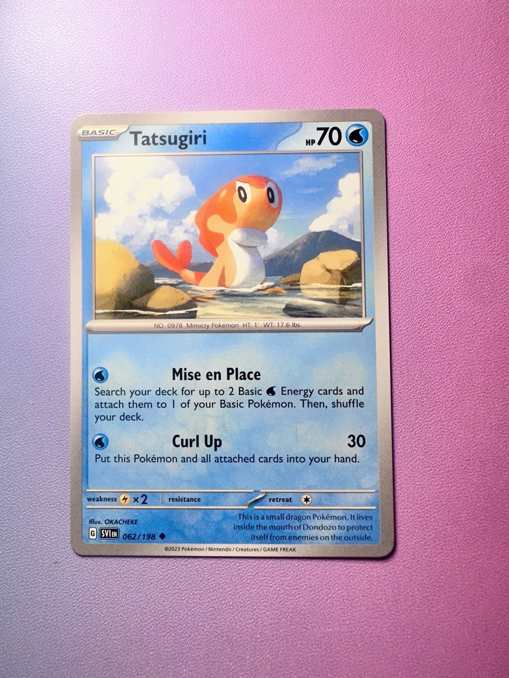 tatsugiri - 062/198 (uncommon) — pokemon: scarlet & violet - base